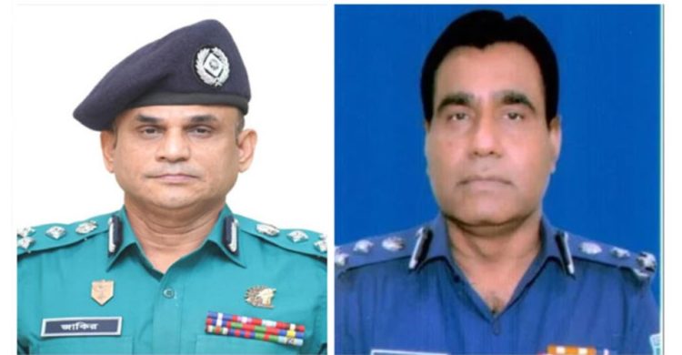 সিলেটের পুলিশ কমিশনার ও ডিআইজি বদলি