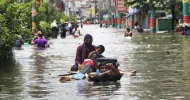 বন্যায় মৃত্যু বেড়ে ৫৪, ক্ষতিগ্রস্ত ৫৪ লাখ মানুষ