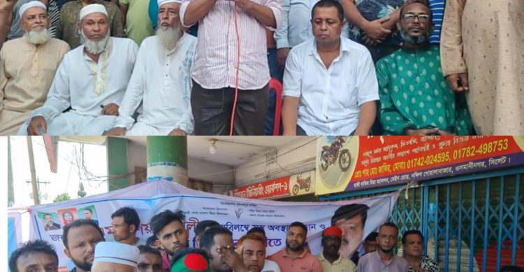 একযুগ পর রাজপথে সরব ওসমানীনগর বিএনপি