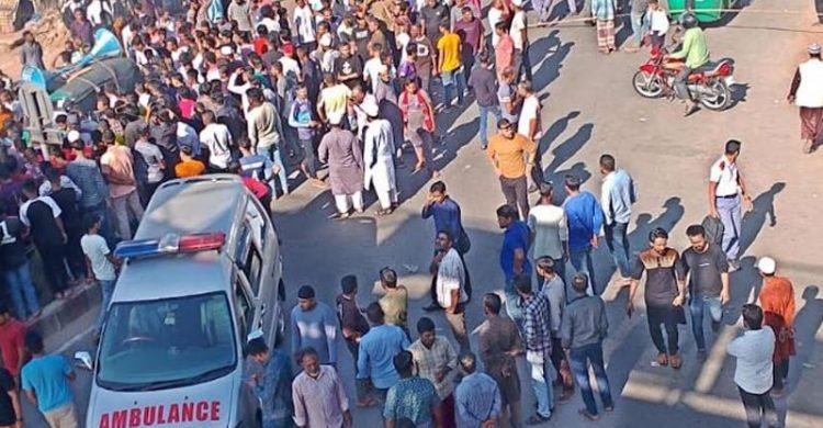 যুবদল কর্মীর লাশ নিয়ে সিলেটে সড়ক অবরোধ, দু’গ্রুপে উত্তেজনা