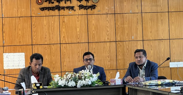 ওসমানীনগরে সাংবাদিকদের সাথে নবাগত ইউএনও জয়নাল আবেদীন’র মতবিনিময়