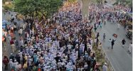 আওয়ামী লীগ নিষিদ্ধের দাবিতে স্লোগানে উত্তাল শাহবাগ