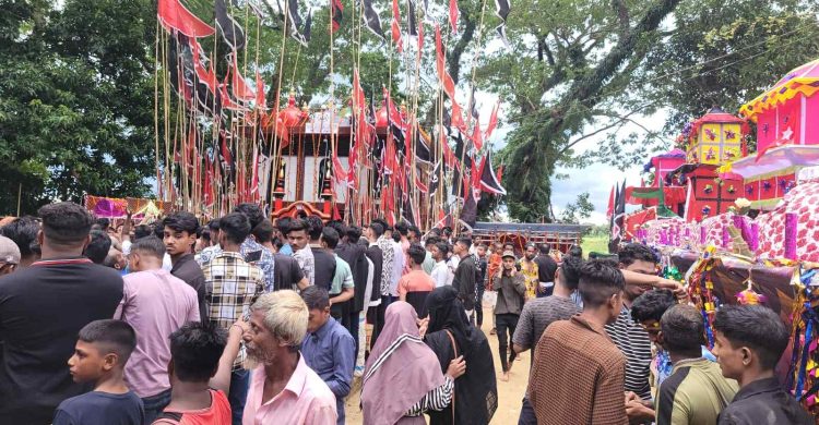 হায়! হাসান-হায়! হুসেন’ মাতমে ভারি হয়ে ওঠে ওসমানীনগরে পাঞ্জাতনের মোকাম