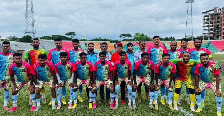 সিলেট জেলা প্রশাসক গোল্ডকাপ : রোমাঞ্চকর ম্যাচে গোয়াইনঘাটকে ১-০ গোলে হারিয়ে কোয়ার্টার ফাইনালে ওসমানীনগর