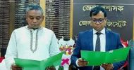 নির্বাচিত হওয়ার ৪ বছর পর শপথ নিলেন বালাগঞ্জ সদর ইউনিয়নের চেয়ারম্যান মুনিম