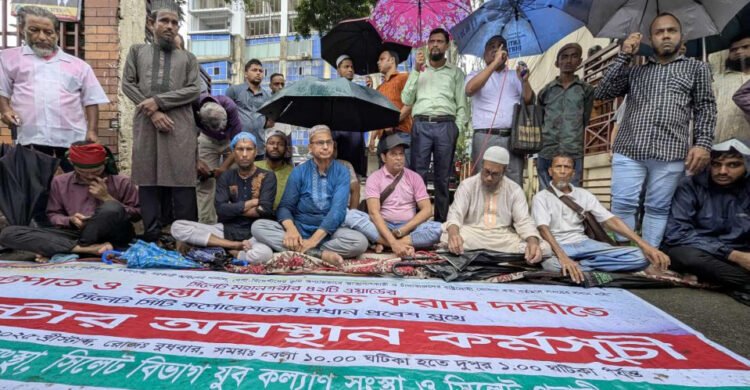 সিলেটের ফুটপাত দখলমুক্ত করতে এক মাসের আল্টিমেটাম