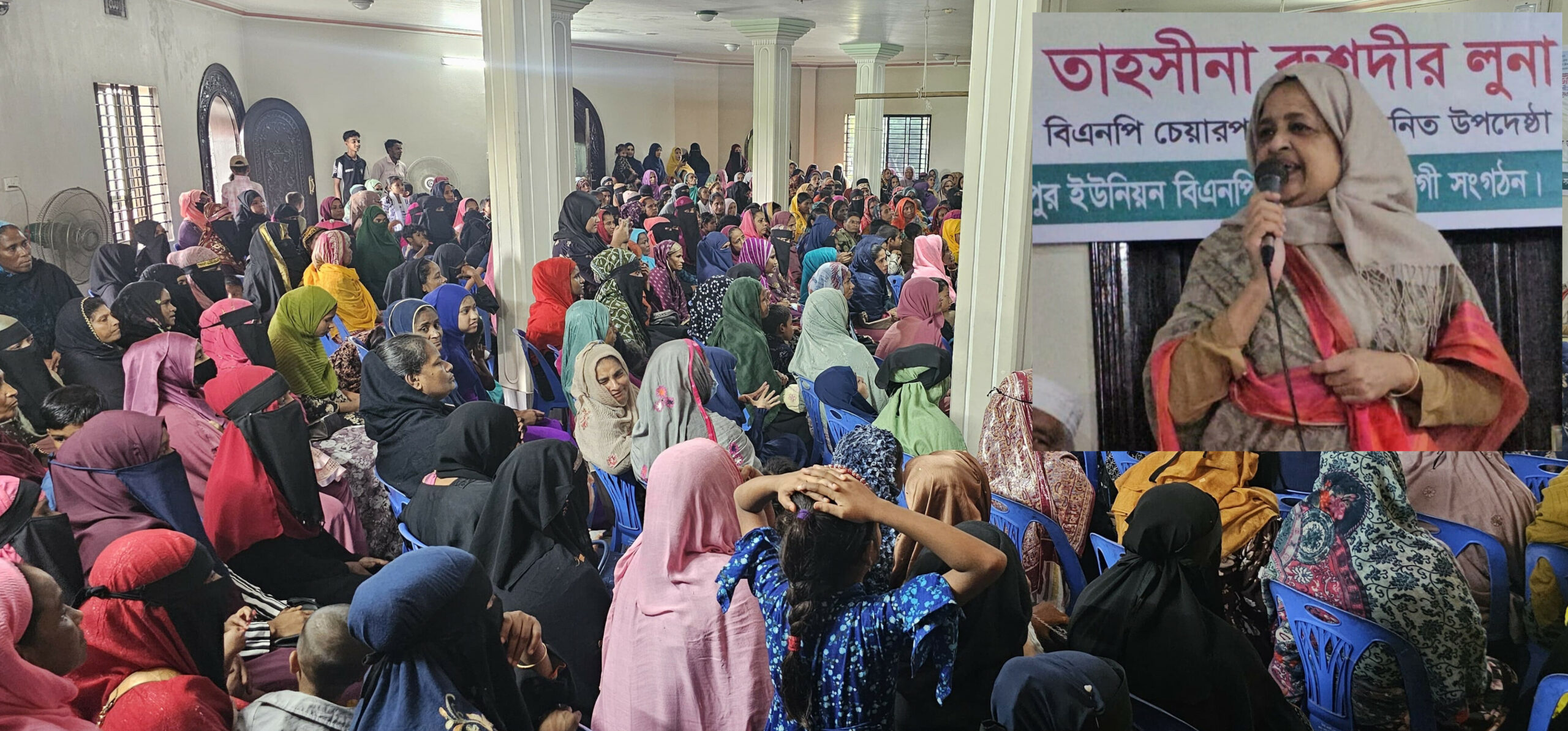 বিএনপি সবসময় নারী জাগরণ ও অগ্রযাত্রায় অঙ্গীকারবদ্ধ: ওসমানীনগরে নারী সমাবেশে ইলিয়াসপত্নী লুনা