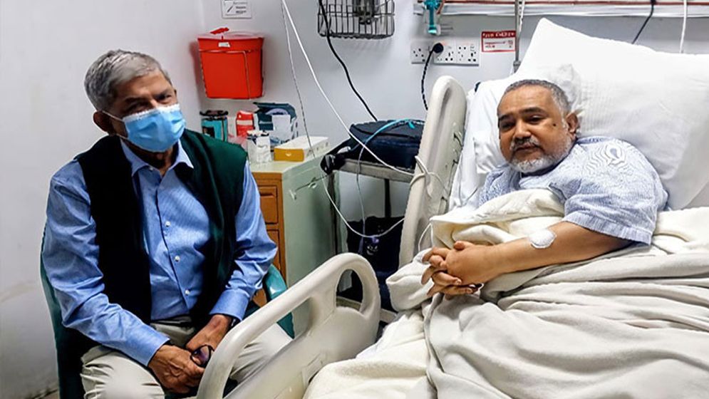 জামায়াত নেতা ডা. তাহেরকে দেখতে হাসপাতালে মির্জা ফখরুল