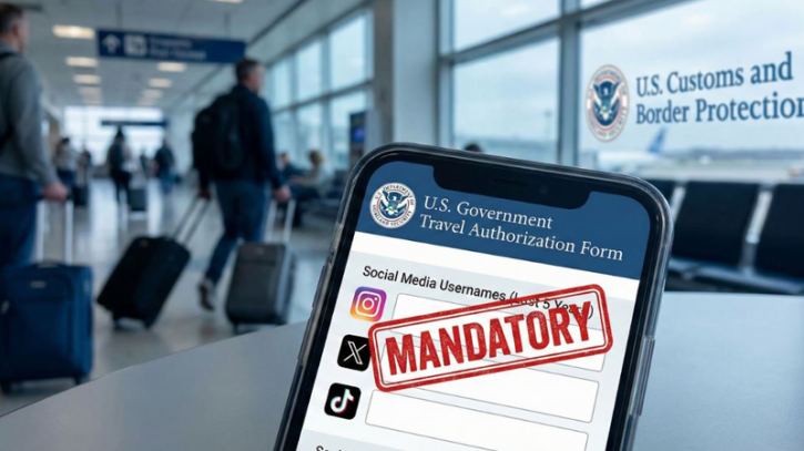 যুক্তরাষ্ট্রের ভিসার জন্য চাইবে ৫ বছরের সোশ্যাল মিডিয়া হিস্ট্রি