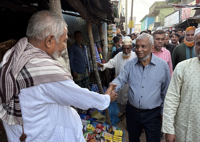 সিলেট-৪ : প্রত্যন্ত অঞ্চলে প্রচারণায় আরিফুল হক